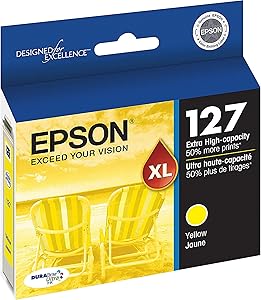 Epson T127420-S DURABrite Yellow Extra High Capacity Ink