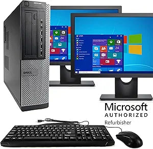 Dell Optiplex 9010 Desktop PC i5 8GB 500GB HDD Dual Monitors Renewed — main product image