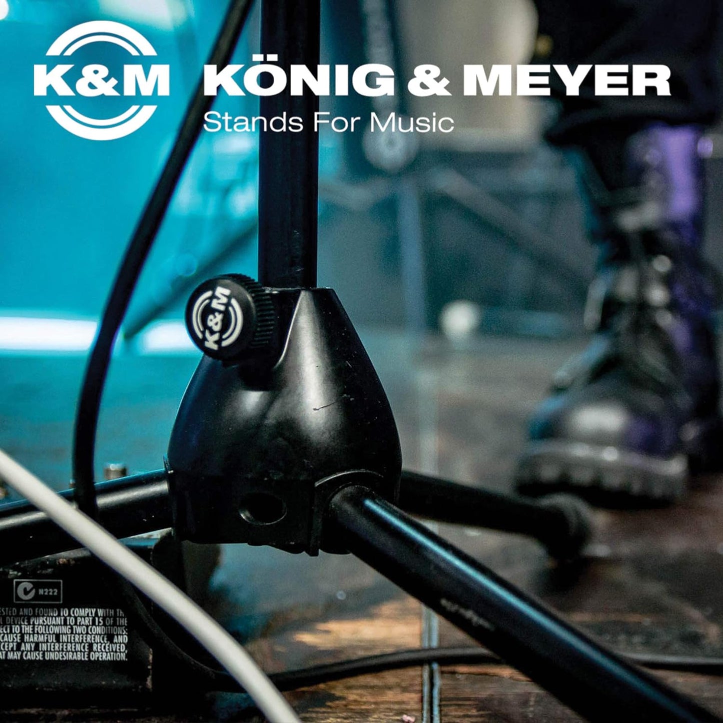 K&M 21075.500.55 Tripod Microphone Stand Boom Arm