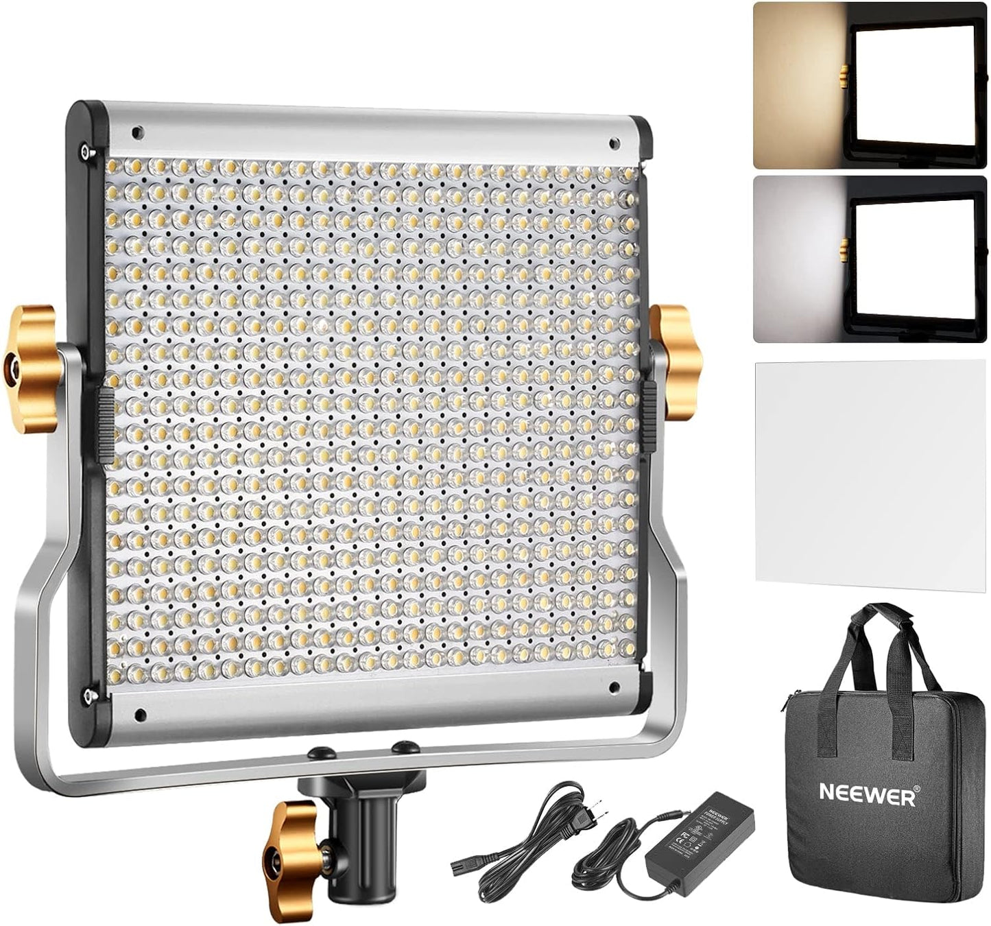 Neewer 10086107 Dimmable Bi-Color LED Video Light