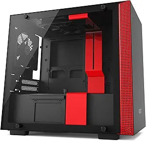 NZXT CA-H200B-BR Mini-ITX Gaming Case Black/Red — main product image