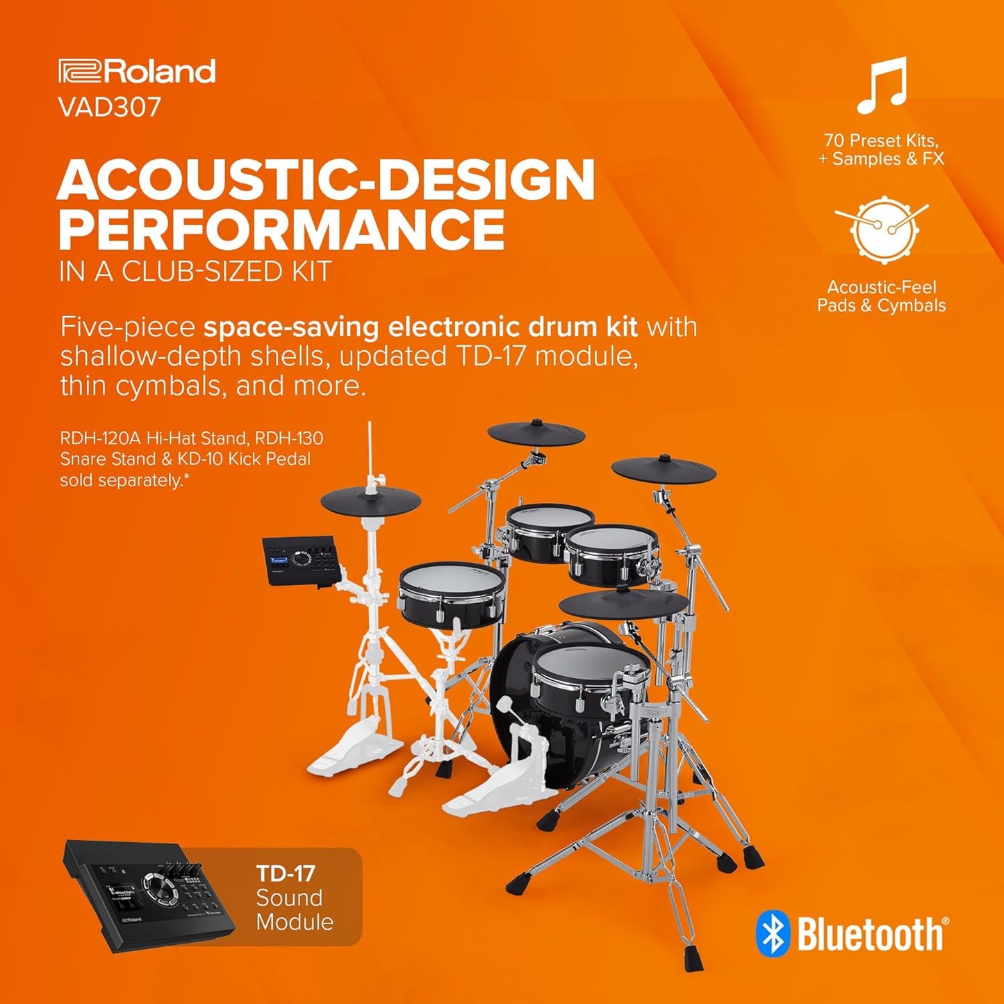 Roland VAD307 V-Drums Acoustic Design Kit