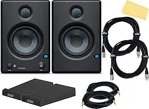 PreSonus AUS-E45-BT Bluetooth Studio Monitor Bundle