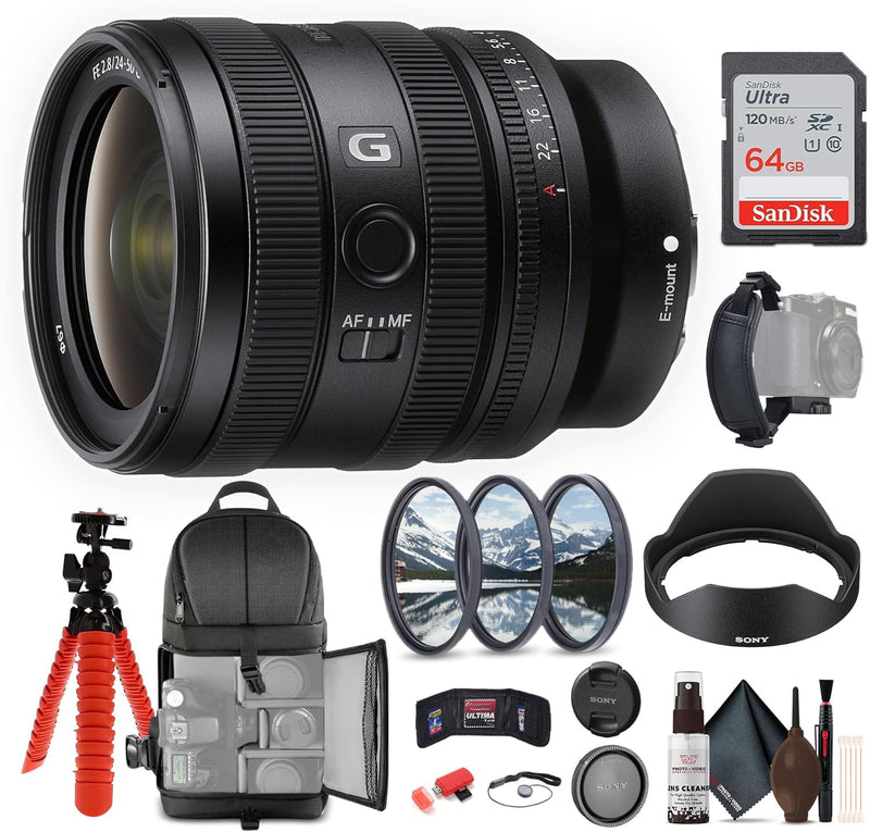 Sony SEL2450G FE 24-50mm f/2.8 Lens Bundle — main product image