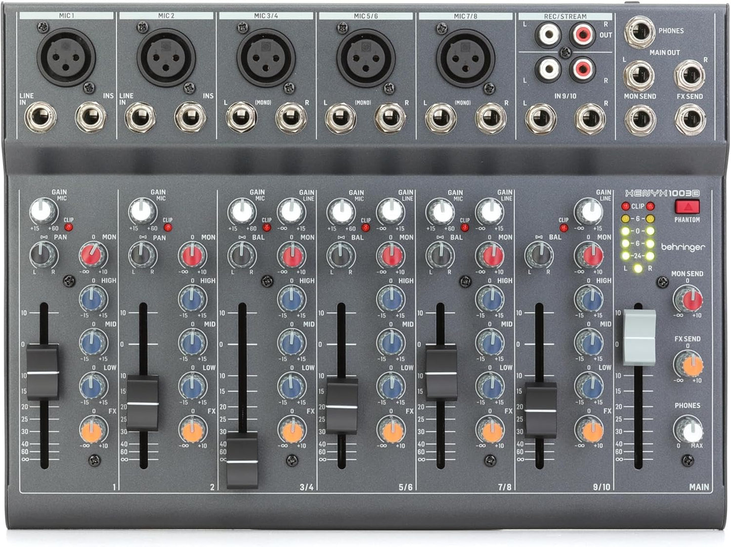 Behringer Xenyx X1003B Premium Analog Mixer Battery Option