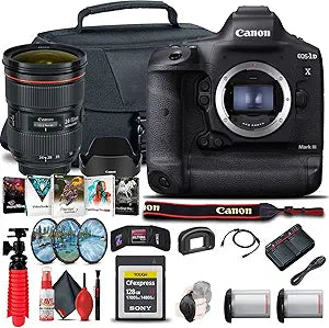 Canon 3829C002 EOS-1D X Mark III DSLR Bundle 24-70mm (Renewed)