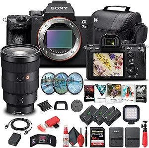 Sony ILCE7M3/B Alpha a7 III Mirrorless Camera Bundle Renewed
