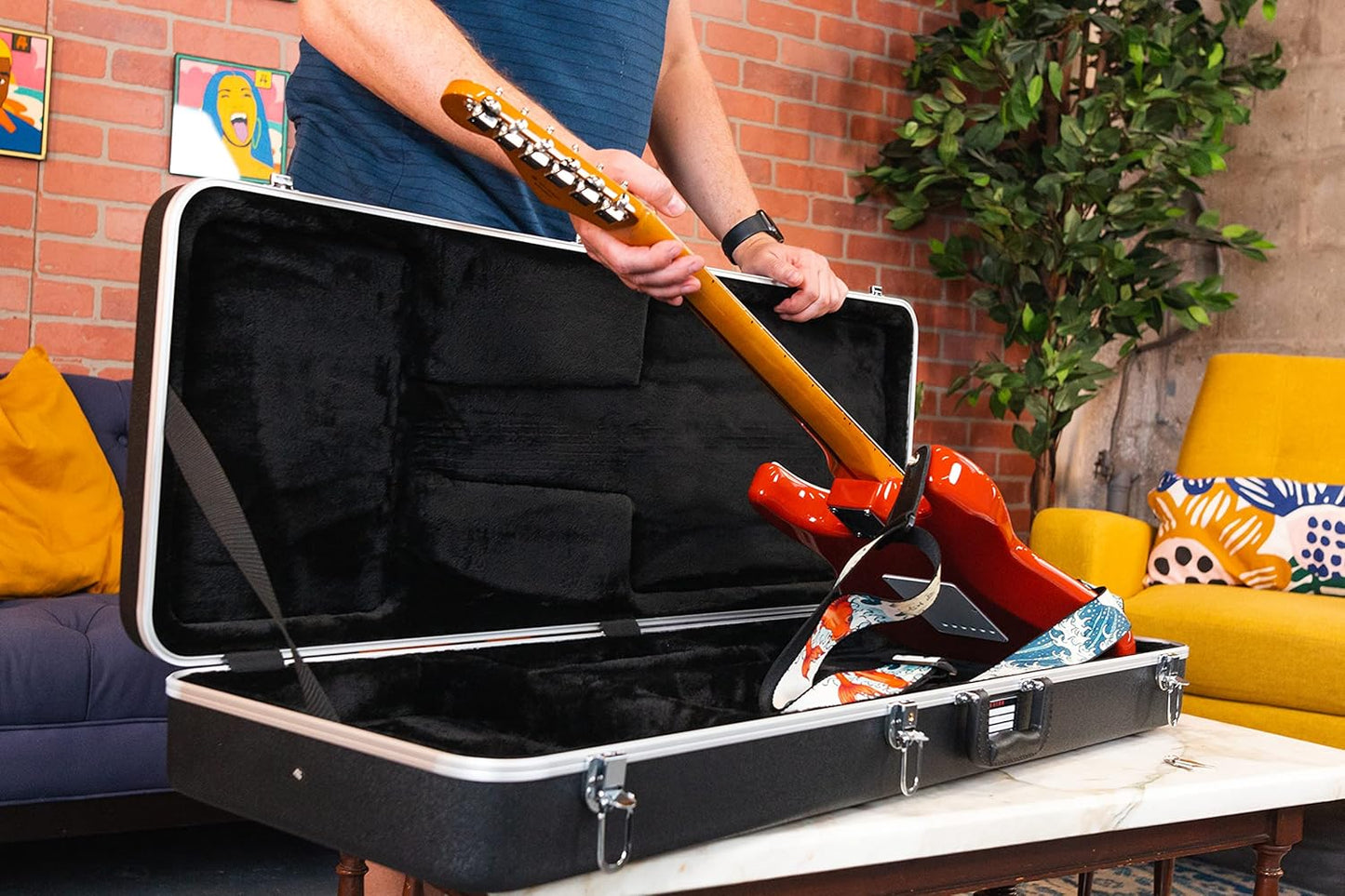 Gator Cases GCELECTRICA Deluxe ABS Electric Guitar Case