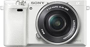 Sony ILCE6000LW.CEC Alpha 6000 Mirrorless Camera with 16-50mm Lens