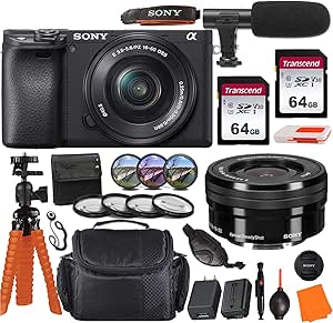 Sony Alpha a6400 Mirrorless Camera 16-50mm Bundle