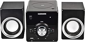Magnavox MM442 Bluetooth CD Shelf System, FM Radio, AUX