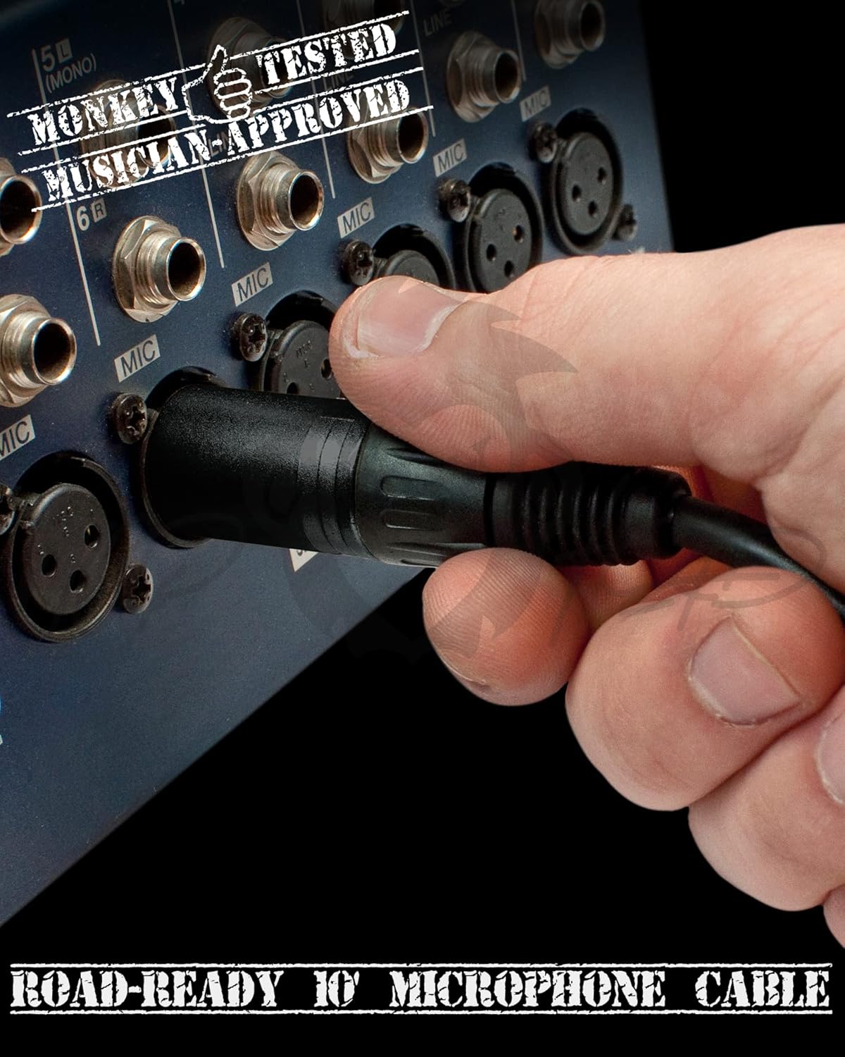 Mackie MACMIX12FXK1 12-Channel Effects Mixer Bundle