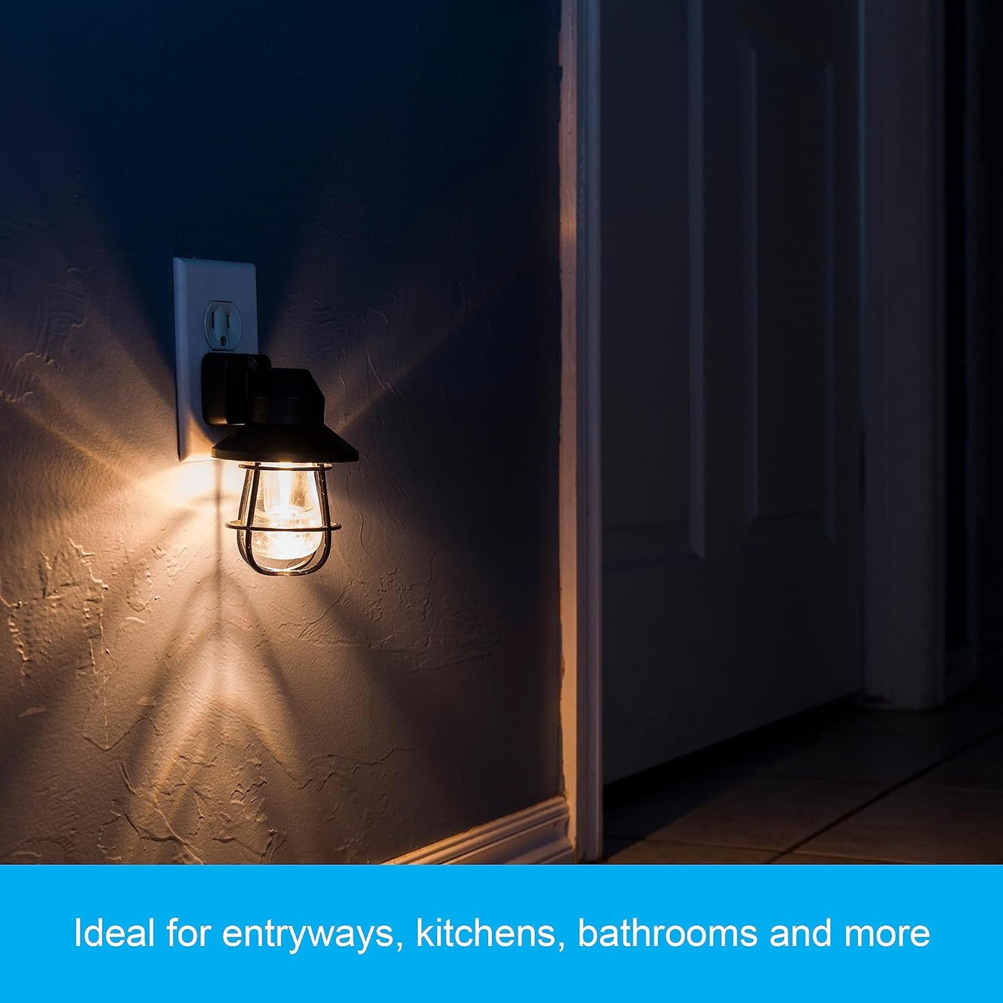 GE 38628 Vintage LED Dusk to Dawn Night Light 2-Pack