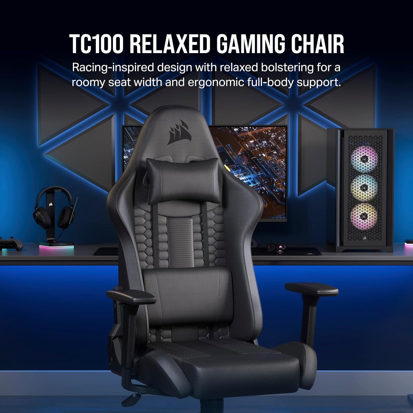 Corsair CF-9010050-WW TC100 Relaxed Leatherette Gaming Chair