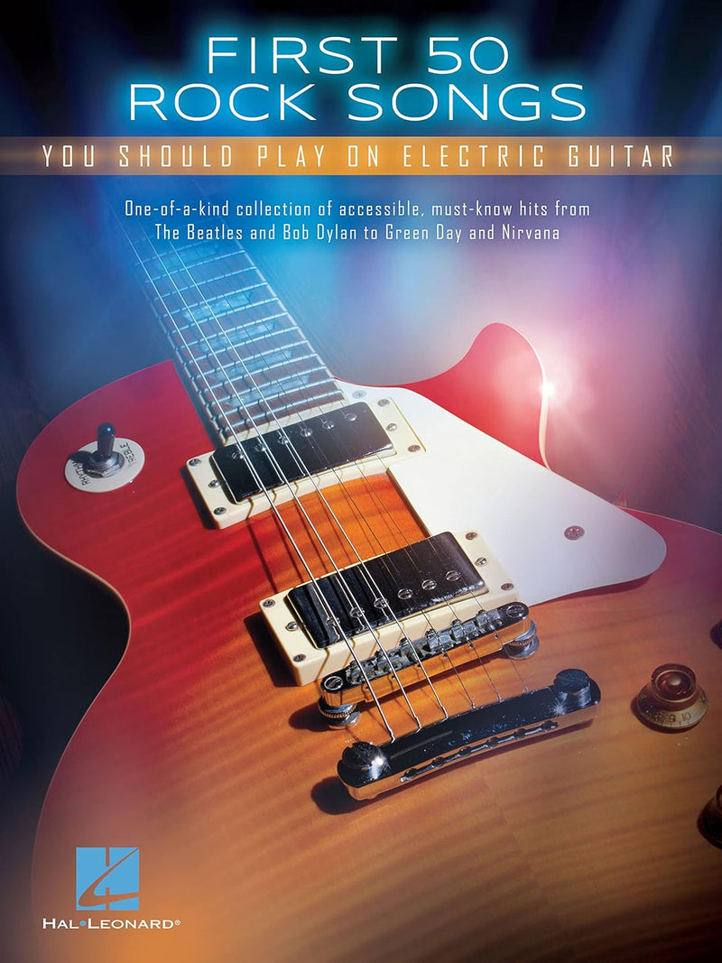 Hal Leonard First 50 Rock Songs - Electric Guitar Book — main product image