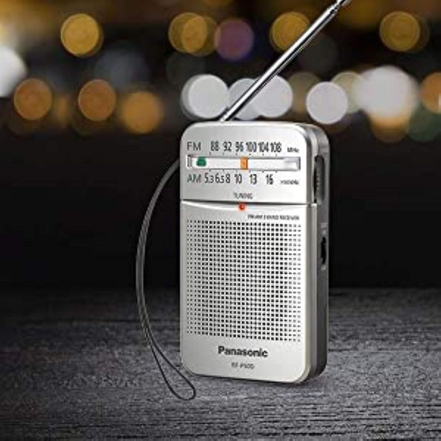 Panasonic RF-P50DGC-S Pocket AM/FM Radio - Silver