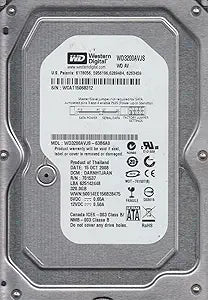 Western Digital WD3200AVJS-63B6A0 - 320GB SATA Hard Drive — main product image