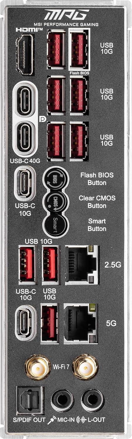 MSI MPG X870E Carbon WiFi AMD Gaming Motherboard