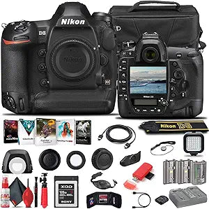 Nikon 1624 D6 DSLR Body 120GB XQD Card Bundle Renewed
