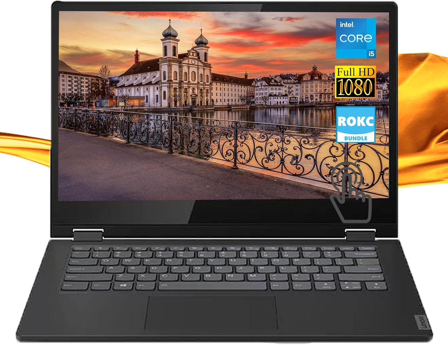 Lenovo 81SQ000BUS Flex 14 Touch 2-in-1 Laptop Bundle