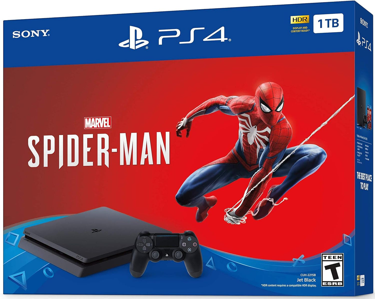 Sony Playstation 4 Slim 1TB SSD Spider-Man Bundle