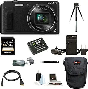 Sony DMC-ZS45K LUMIX 20X Zoom Camera Bundle