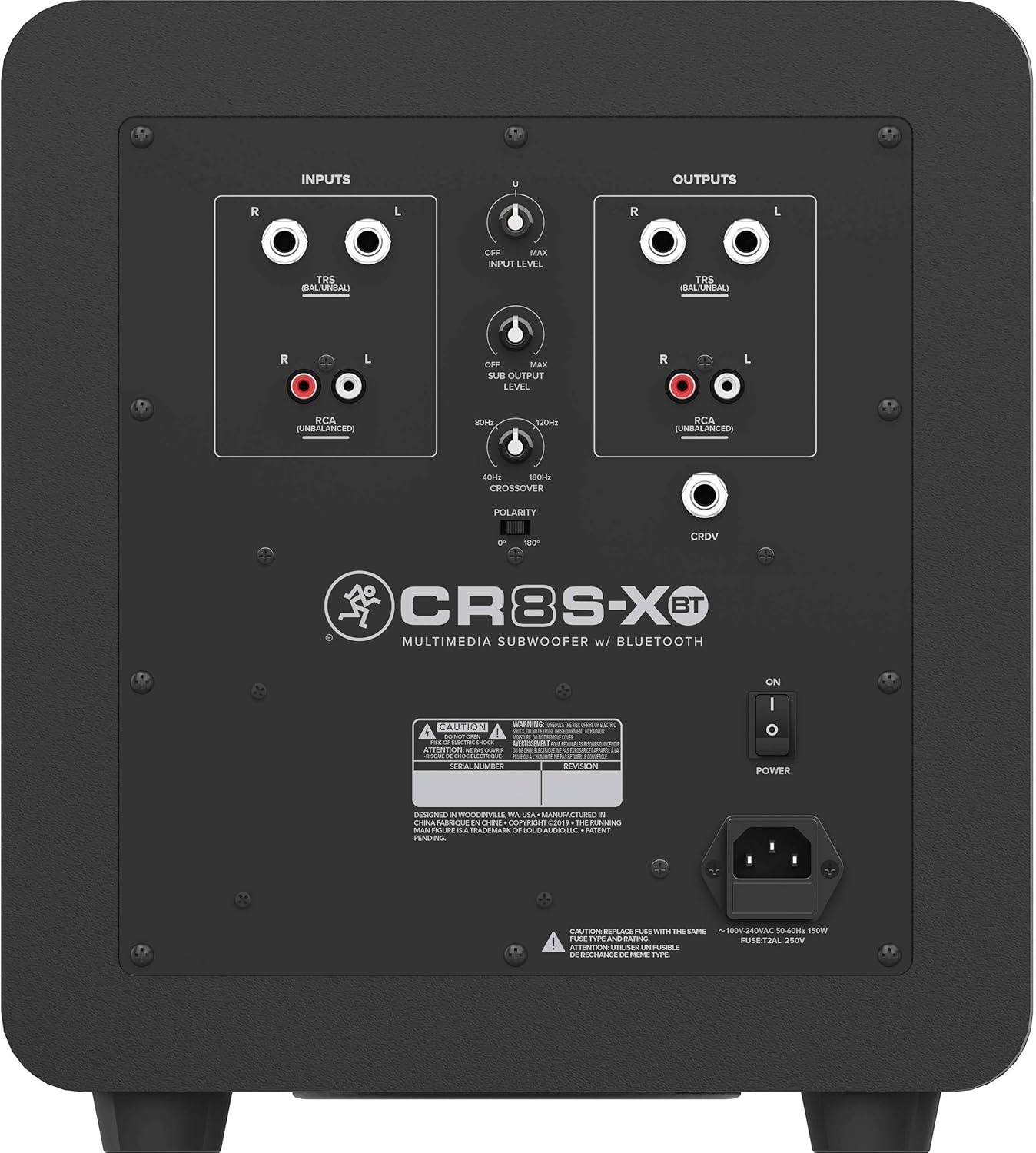 Mackie CR8S-XBT 8" Multimedia Subwoofer with Bluetooth