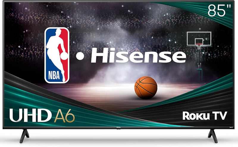 Hisense 85A6NR 85-Inch 4K UHD Roku Smart TV - 2024 Model — main product image