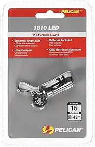 Pelican Progear 1810C LED Keychain Flashlight - Twist-On Activation