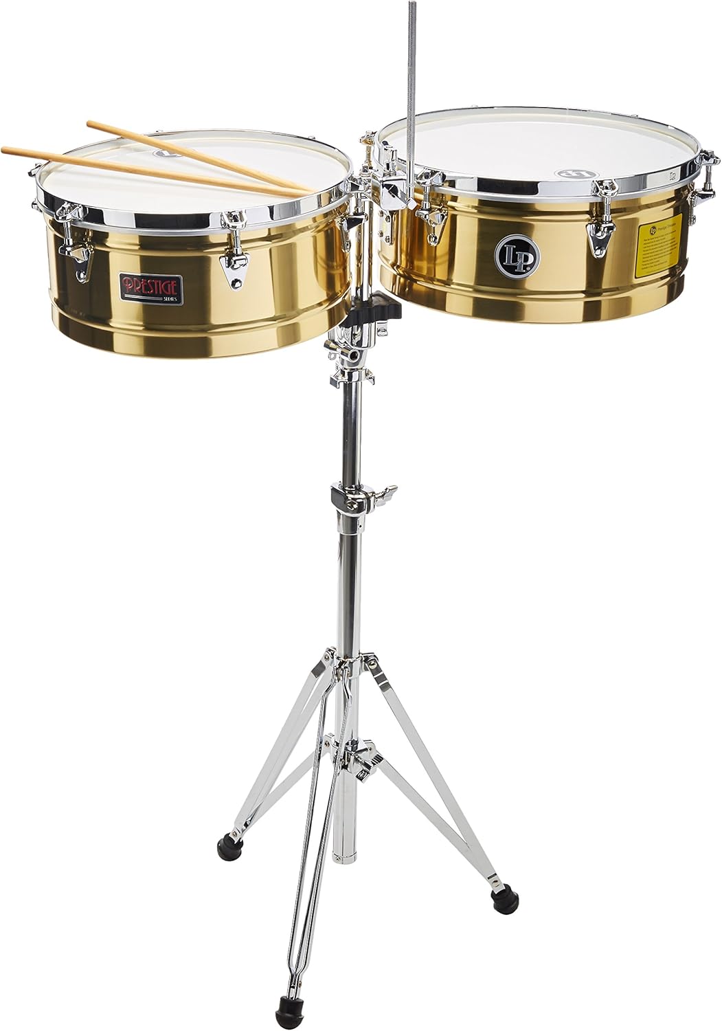 Latin Percussion LP1415-B Brass Timbales - 14 & 15 inch