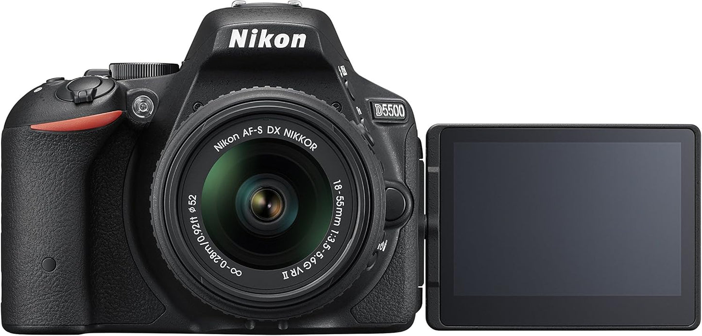 Nikon REFURBISHED D5500 18-55mm VR II DSLR Camera (Renewed)