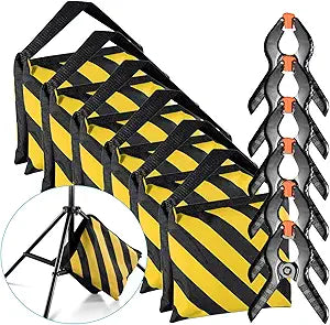 Neewer 90092608 Heavy Duty Sandbag & Clamp Kit (Empty)