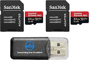 SanDisk SDSQXCY-064G Micro SD Extreme Pro 2-Pack — main product image