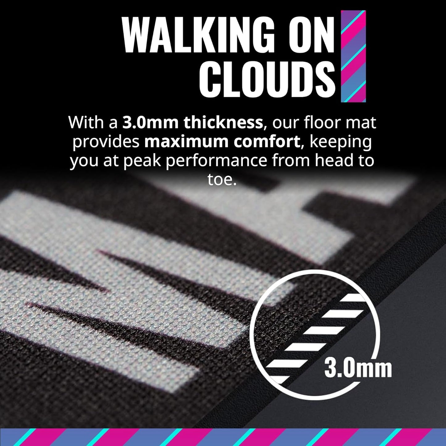 Cooler Master CMI-FM510H Gaming Floor Mat Splash-Proof
