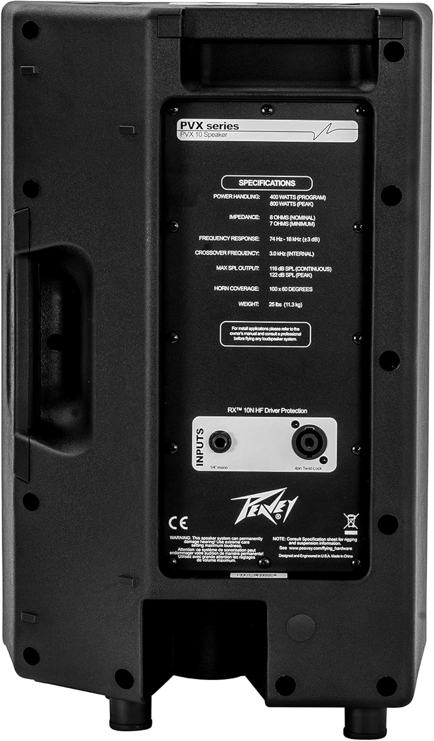 Peavey PVX 10 Inch Passive PA Loudspeaker