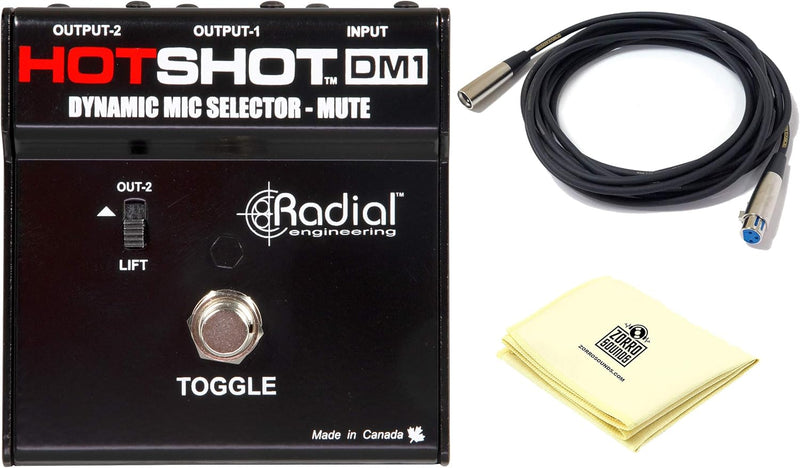 Radial Engineering R8001500 HotShot DM1 Mic Switcher Bundle — main product image