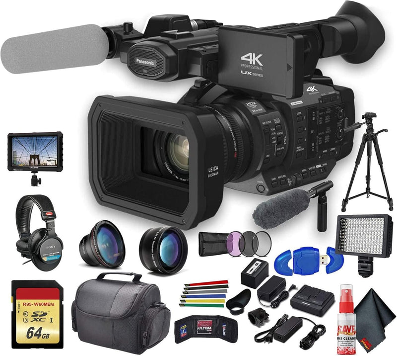 Panasonic AG-UX180 4K Camcorder - Pro Bundle with Accessories — main product image