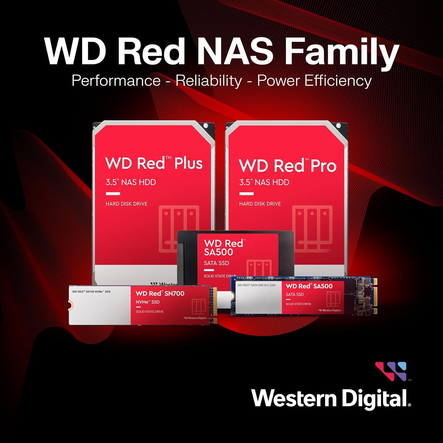 Western Digital WD40EFRX 4TB Red Plus NAS HDD