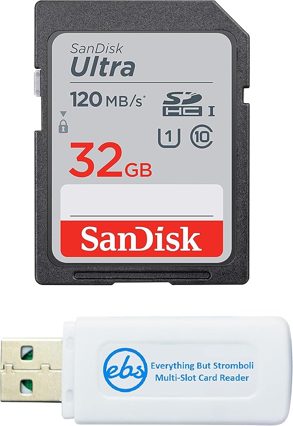 SanDisk 32G_SD_Ultra_R3 32GB SD Card Kodak Camera Bundle