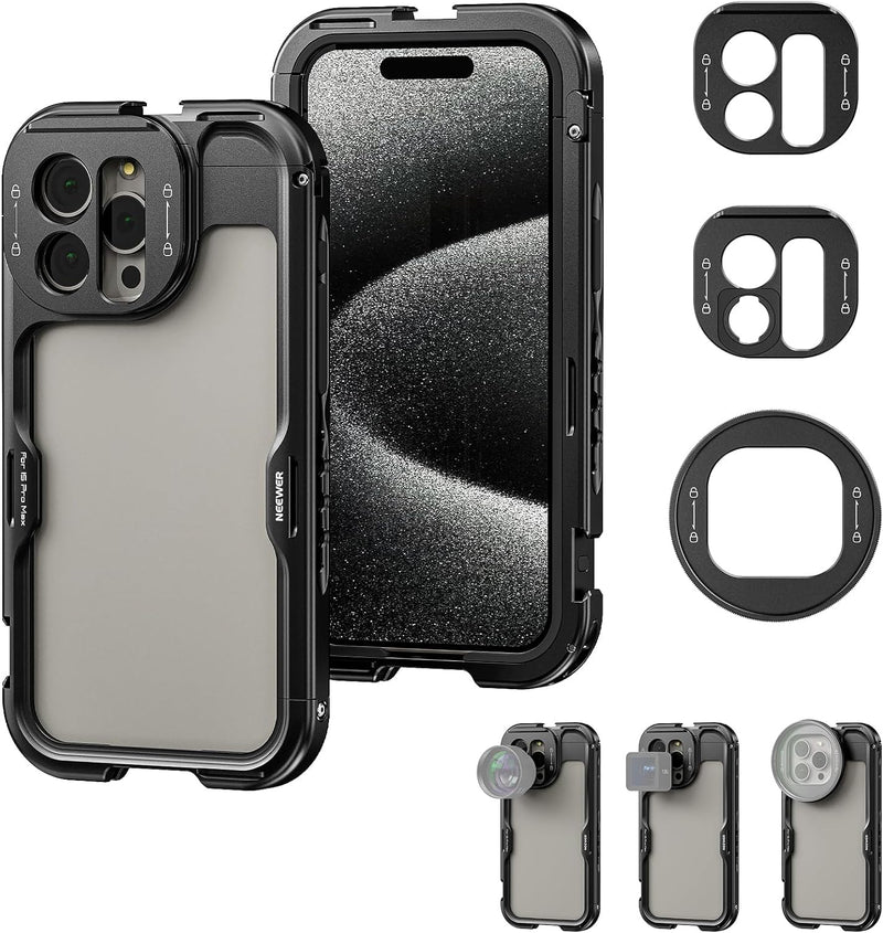 Neewer Pro Max Cage 15 Phone Video Rig Stabilizer — main product image