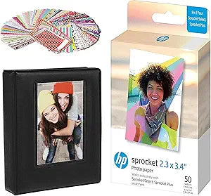 HP HPIKZL2X3K150AMZ Sprocket Zink Photo Paper Bundle