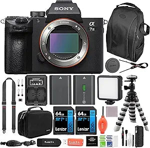 Sony ILCE7M3/B a7 III Full-Frame Mirrorless Camera Bundle