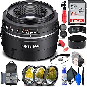 Sony 85mm f/2.8 SAM Portrait Lens Bundle Renewed