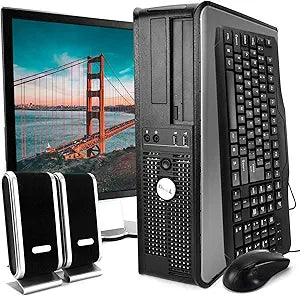 Dell 755 Desktop Computer 17in Monitor WiFi Windows 10 (Renewed)