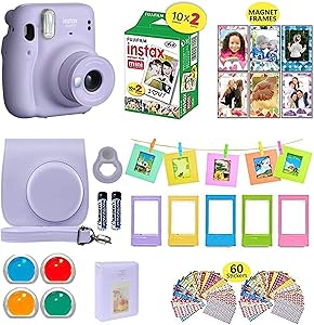 Fujifilm Instax Mini 11 Lilac Purple Camera Bundle