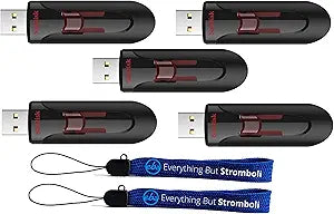 SanDisk SDCZ600-256G 256GB Cruzer Glide USB 3.0 5-Pack