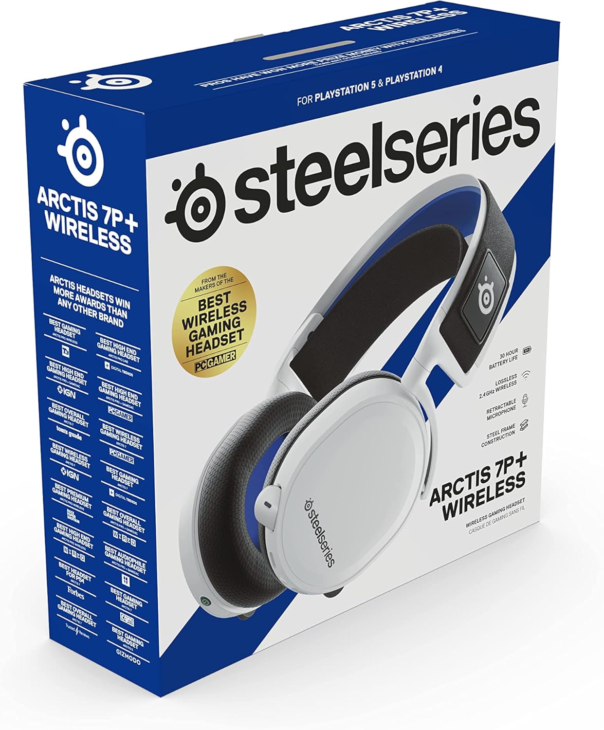 SteelSeries 3859 Arctis 7P+ Wireless Gaming Headset (Renewed)