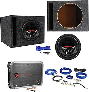 JVC CS-G1210 12" Subwoofer, Amp, and Box Kit