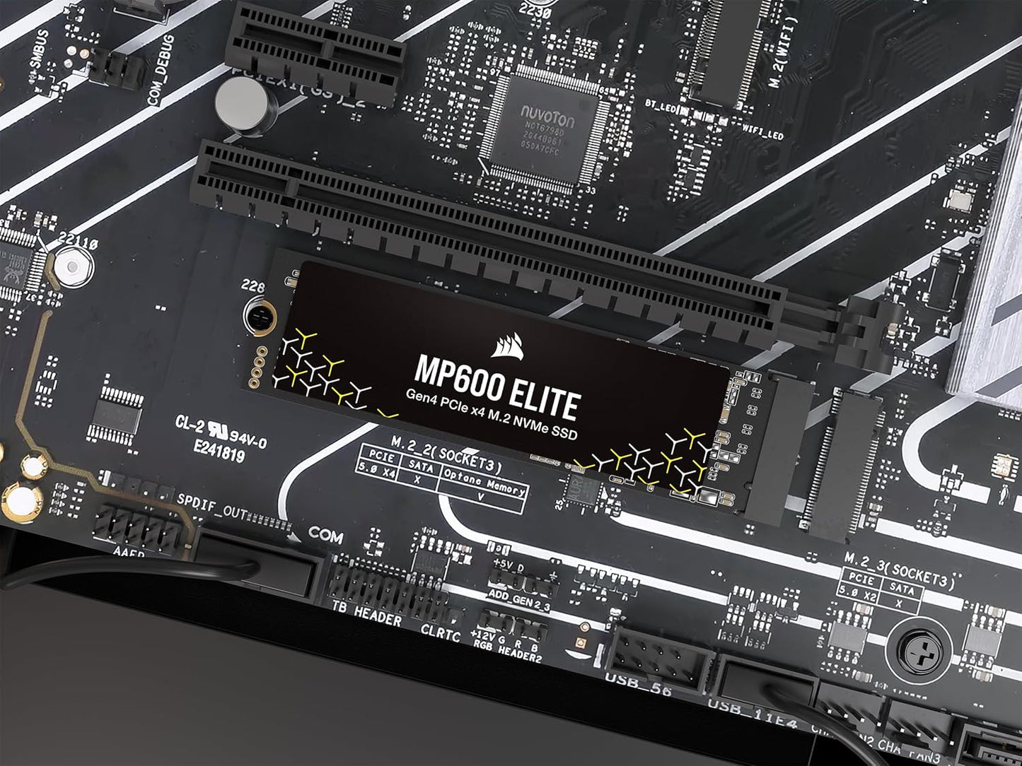 Corsair CSSD-F2000GBMP600ENH MP600 Elite 2TB NVMe SSD