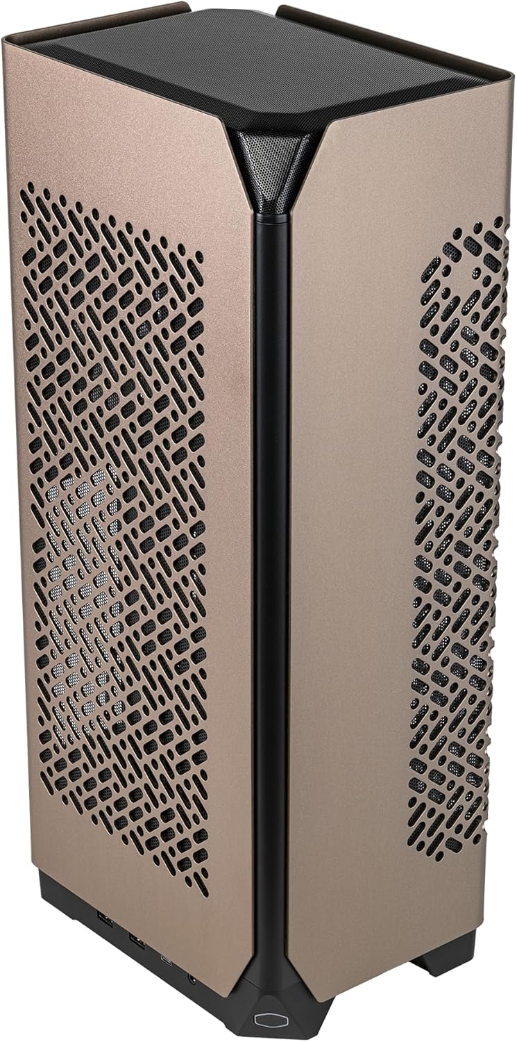 Cooler Master NR100-ZNNN85-SL0 NCORE 100 MAX ITX PC Case - Bronze